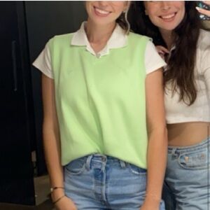 Light Green Sleeveless Sweater